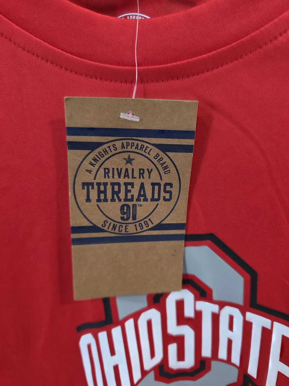 Ohio State Red Performance Short-Sleeve Tee - Rivalry Threads - Picture 3 of 9